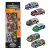 Kit com 6 Mini Carrinhos Sport Pull Back Metal 7,5cm DM Collection