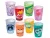 Kit Copos Decorados com Emoções Divertidamente 320ml Plasútil 8 unidades