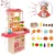 Kit Cozinha De Brinquedo Completa Infantil Sai Água E Som