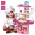 Kit Cozinha De Brinquedo Completa Infantil Sai Água E Som
