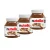 Kit Creme de Avelã com Cacau Nutella Ferrero – 140g 3 Unidades