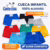 Kit Cuecas Infantis Box Menino 100% Algodão com Forro Confortável Macia Respirável Cores Sortidas