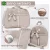 Kit de Bolsa Maternidade 3 Peças com Faixa e Laço, Térmica e Impermeável DONATELLY