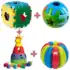 Kit Alimentação Chupeta Mordedor Porta Frutas e Mamadeira de Silicone com Colher Dosadora