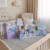 Kit de Higiene Bebê Adesivado em Mdf 8 Peças