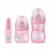 Kit de Mamadeira Primeiros Passos 50/150/240ml Rosa – Lillo