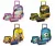 Kit De Mochila Escolar Magic Kids Mochila De Rodinhas Com Estojo E Lancheira. Vários Temas