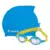 Kit de Nataçao Infantil Óculos Giant Dolphin e Touca de Silicone Vollo