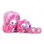 Kit Escolar Infantil Bolsa Lancheira Estojo Estampas 3D Menina e Menino com luzes