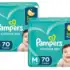 Lenços Umedecidos Pampers 192 Unidades (4 pacotinhos com 48 unidades cada)