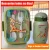 Kit Marmita Infantil com Talheres de Plástico e Garrafa de 400ml com Canudo Lancheira Escolar Creche