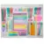 Kit Material escolar 63 itens com Caneta Caderno Marca Texto Tesoura Canetinha Presente volta às Aulas