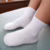 Kit Meia Infantil Escolar 6 ou 12 Pares Cano Médio Algodão Branco e Preto
