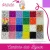 > 💝Kit Miçangas de vidro Completo entremeio colorido infantil pulseira colar + Silicone aprox 2500 pçs
