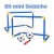 Kit Mini Golzinho de futebol trave rede bola e bomba de encher Brinquedo infantil