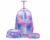 Kit Mochila De Rodinha Polo One Infantil Unicórnio Lancheira Estojo Escolar