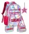 Kit Mochila Escolar Infantil Luluca Feminina Lancheira Estoj