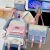 Kit Mochila Infantil Feminina Bolsinhas Lancheira Estojo Volta as Aulas