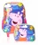 Kit Mochilete e Lancheira Grande Peppa Sestini
