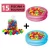 Kit Piscina Inflável + 15 Bolinhas Coloridas Infantil Piscina 60 Cm Redonda Menino Menina Verão Criança Praia Jardim