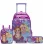 Kit Princesas Mochila de Rodinha + Lancheira Térmica + Estojo Duplo Spector Escolar