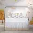Adesivos de Parede Infantil Arco Íris, Nuvens e Corações Quarto bebe Decoração Fácil Aplicação