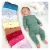 Kit Roupa De Bebe 4 Pçs Canelado 2 Conjuntos Body Manga longa E Mijão Barato Enxoval
