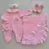 > Guarda-Roupa Infantil 2 Portas 3 Gavetas e Prateleira Externa 100% MDF Smim Branco Brilho/Amêndoa