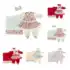 🛍️Kit 14 Peças Enxoval Bebe 3 Cueiros 6 Paninhos De Boca E 5 Fraldas 100% Alg…