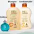 Kit higiene Infantil MURIEL BABY Shampoo e Condicionador Camomila Lavanda Menina Neutro ou Menino Neutro MURIEL BABY