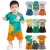 Kit Sortido 10 Peças de Roupas Bebê Menino Infantil (5 conjuntos) Ou 6 Peças de Roupas Bebê Menino Infantil(3 conjuntos)
