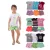 KIT Sortido 10 peças de Roupas Infantil menina – 5 Camisetas + 5 bermudas –