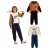 Kit Sortido 2 Peças de Roupas Infantis Masculino Inverno – 1 Casacos + 1 Calças