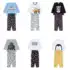 Kit 3 Calça de Moletom Outono Infantil Forrada Inverno Punho Menino e Menina Confortável Pelúciada