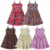 kit Sortido 5 Vestidos Estampados Infantil Tamanho 1 ao 14