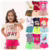 Kit Sortido 6 Peças de Roupas Infantil Menina 3 Camisetas + 3 Bermudas – Kit 3 Conjuntos Infantil Menina Verão Bebê