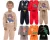 Kit Sortido 6 Peças de Roupas Masculino Infantil Inverno – 3 blusas casacos + 3 calças de 1 ao 10 –