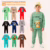 Kit Sortido 6 Peças de Roupas Masculino Infantil Inverno – 3 Blusas Casacos + 3 Calças de 1 Ao 10