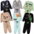 Kit Sortido 8 Peças de Roupas Masculino Infantil Inverno – 4 blusas casacos + 4 calças de 1 ao 10