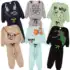 Kit Sortido 8 Peças de Roupas Feminino Infantil Inverno – 4 blusas casacos + 4 calças de 1 ao 10 – Kit 4 Conjuntos