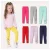 Kit Sortido de 3 Calças Leggings de Cotton Tam 2 ao 10