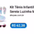 Tênis Infantil Adidas Advantage Base 2.0 – Preto