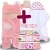Kit Toalha Banho Bebe + Saco de Dormir com Orelhas + 6 Toalhas de Ombro Felpuda Atoalhada