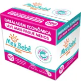 Kit Toalhas Umedecidas Meu Bebê Ultra com 500 Unidades – 10 pacotes com 50 unidades