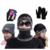 Kit Toca de Frio Touca Gorro + Luva de Frio Touch Screen + Cachecol Feminino Masculino Echarpe