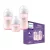 Kit Triplo Mamadeiras Pétala 3.0 Rosa – SCD838/28 Avent