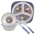 Kit Utensílios Prato C/ Divisória Para Bebê Criança Tigela Talher