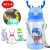 KIT1~KIT4 600ml Garrafa De Alce Água Infantil Criança Portátil Com Canudo Desenho Fantasia Para Meninas ou Meninos