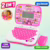 Laptop Infantil Bilíngue com Mouse Brinquedo Educativo 3 Anos Menina Rosa Mini