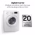 Lava e Seca Digital Inverter Samsung Ecobubble™ WD10M Branca